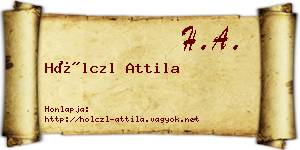 Hölczl Attila névjegykártya